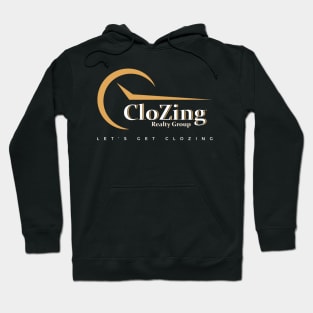 CloZing Realty Group Gold and White Hoodie